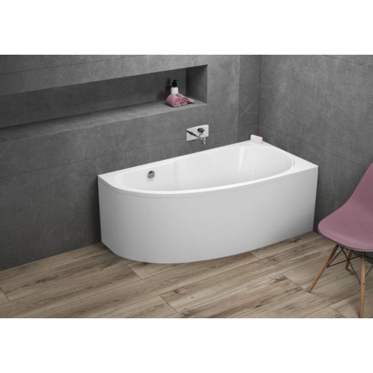 Stūra vanna Polimat MIKI 140x70 cm, 00372/362