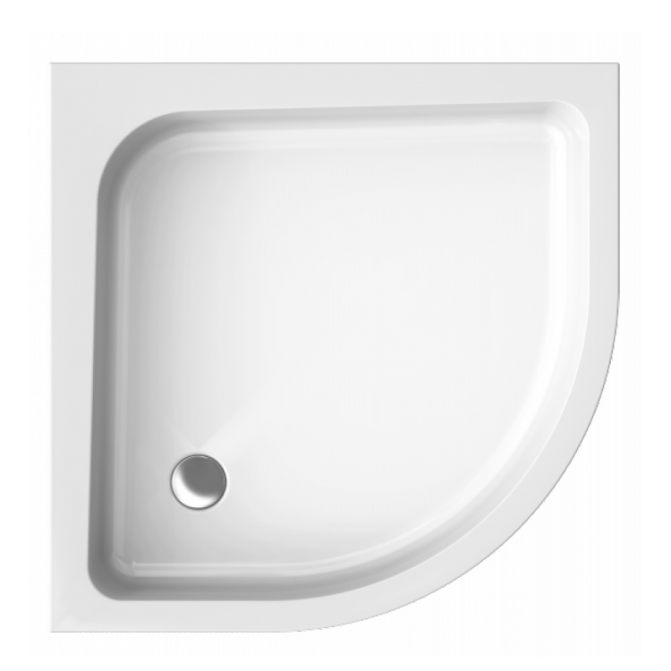 Dušas paliktnis pusapaļš Polimat PAKO 80x80cm, 00090