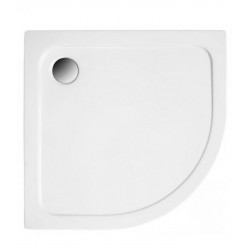 Dušas paliktnis pusapaļš Polimat STANDARD 80x80cm, 00787