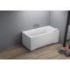 Taisnstūra vanna Polimat CLASSIC 150x70 cm, 00264
