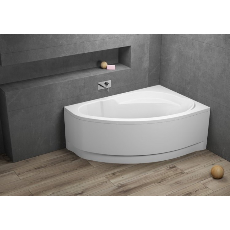 Stūra vanna Polimat MAREA 160x100 cm, 00534/532