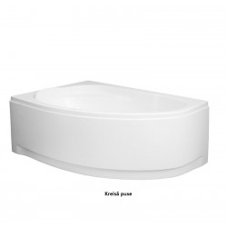 Stūra vanna Polimat MAREA 160x100 cm, 00534/532