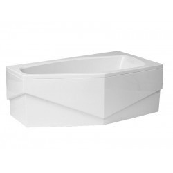 Stūra vanna Polimat MARIKA 140x80 cm, 00682/795