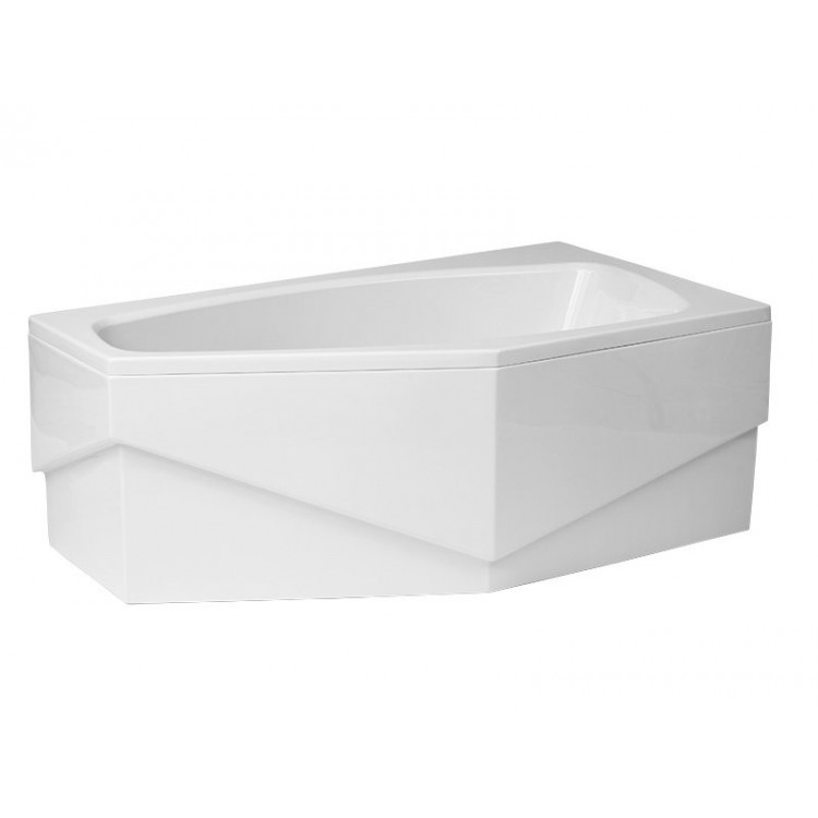 Stūra vanna Polimat MARIKA 140x80 cm, 00682/795