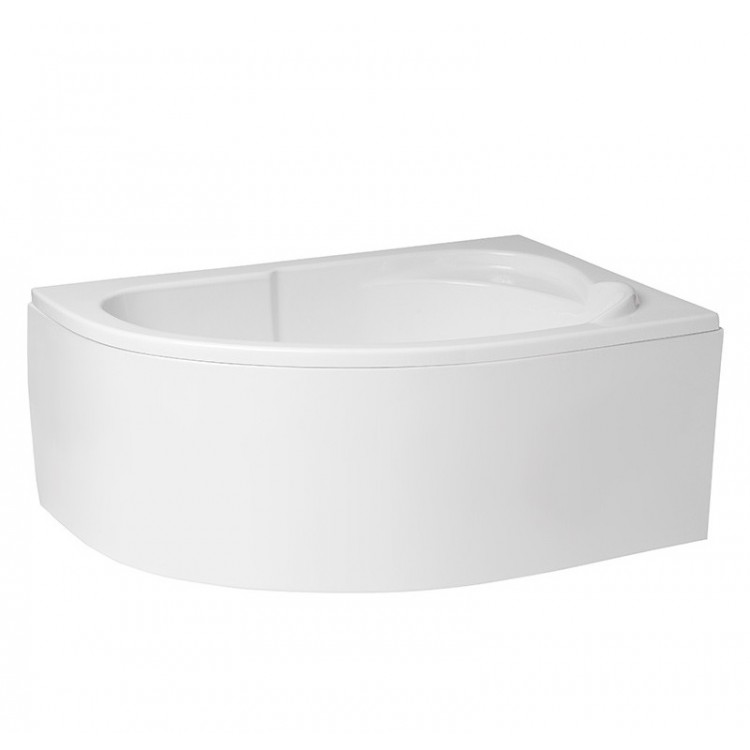 Stūra vanna Polimat STANDARD 130x85 cm, 00350/343