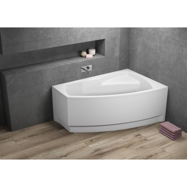 Stūra vanna Polimat FRIDA 150x90 cm, 00283/273