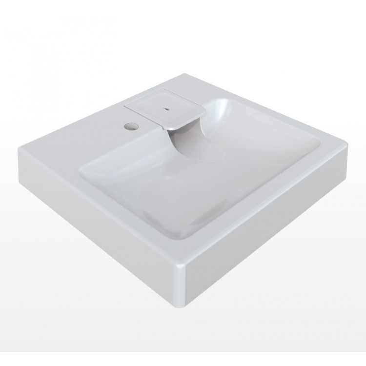 Izlietne virs veļas mašīnas Polycer Compactino 60x60 cm, WBX-101