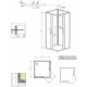 Dušas kabīne Radaway Premium Plus C+2S 90x90 cm