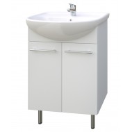 Vannas istabas skapītis ar izlietni RB QUADRO 60cm QA60-3/P