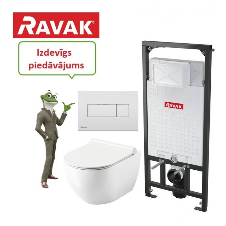 Komplekts Ravak Uni Chrome RimOff, Nr.52