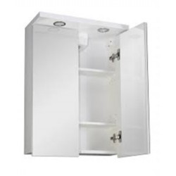 Vannas istabas skapītis ar spoguli RB Quadro/Pro, QPV60