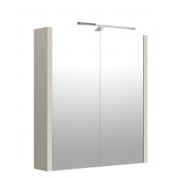 Vannas istabas skapītis ar spoguli un LED apgaismojumu RB JOY 58.2 cm, 1402313
