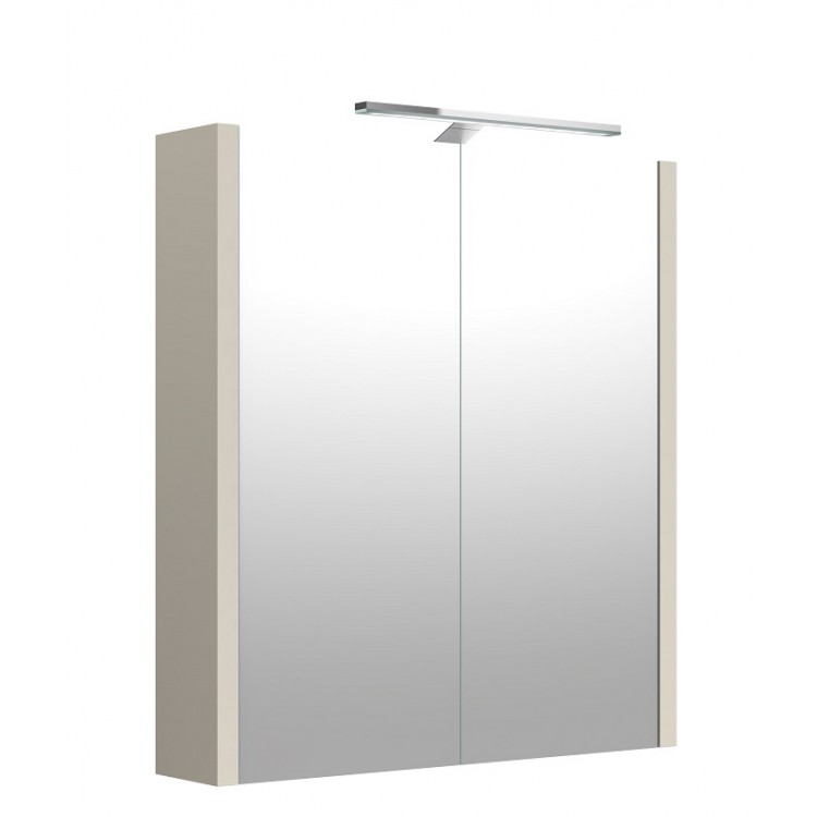 Vannas istabas skapītis ar spoguli un LED apgaismojumu RB JOY 58.2 cm, 1402313