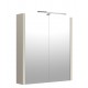 Vannas istabas skapītis ar spoguli un LED apgaismojumu RB JOY 58.2 cm, 1402313