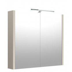 Vannas istabas skapītis ar spoguli un LED apgaismojumu Raguvos Baldai 78.2 cm, 1402513