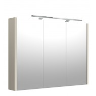 Vannas istabas skapītis ar spoguli un LED apgaismojumu Raguvos Baldai 98.2 cm, 1402713