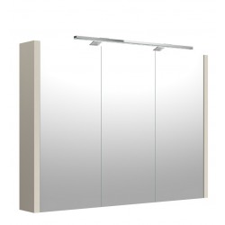 Vannas istabas skapītis ar spoguli un LED apgaismojumu Raguvos Baldai 98.2 cm, 1402713