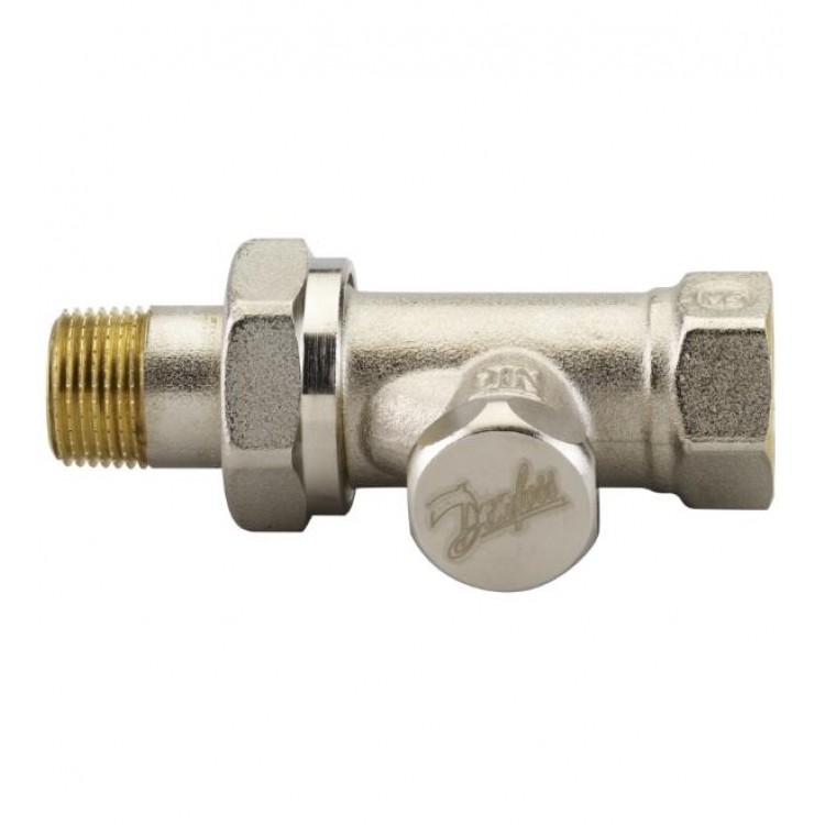 Radiatora atpakaļgaitas vārsts 1/2 Danfoss RLV-S-15 Taisns