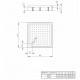 Dušas paliktnis kvadrātveida Radaway RODOS C Compact 90x90