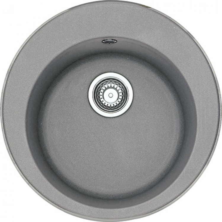 Virtuves izlietne FRANKE RONDA 51cm ar pop-up, ROG 610-41, steingrau
