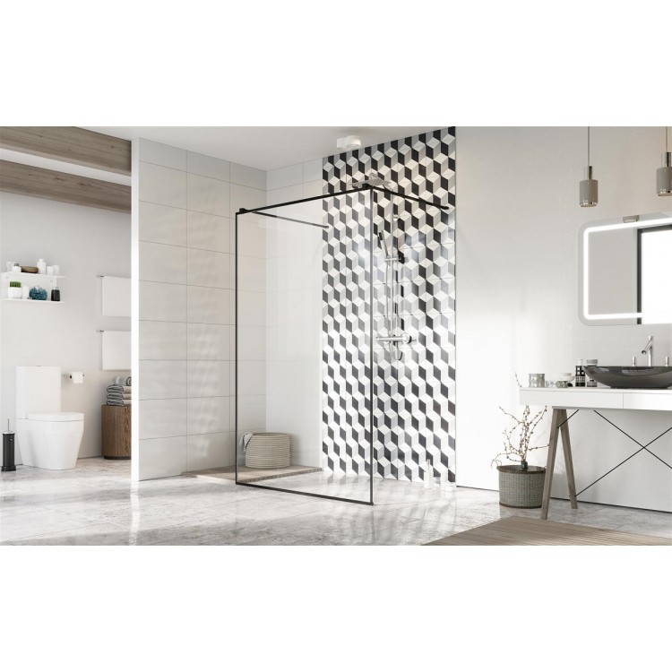 Dušas siena Radaway Modo New Black I Frame 120x200cm
