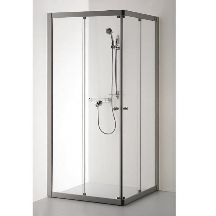 Dušas stūris kvadrātveida Baltijos Brasta RASA 90x90