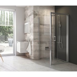 Dušas stūris kvadrātveida RAVAK BLPSZ+BLDZ2 80x80 cm,stikls