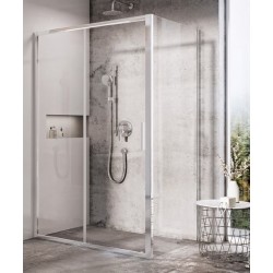 Dušas stūris taisnstūra Ravak Blix Slim BLSDP2+BLSPS 100x90cm
