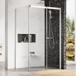 Dušas stūris kvadrātveida RAVAK MATRIX MSDPS 100x100cm R, spīdīgs