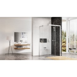 Dušas stūris kvadrātveida RAVAK Matrix MSRV4 100x100cm, spīdīgs