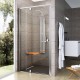 Dušas durvis RAVAK PIVOT PDOP2 120 cm, satīns