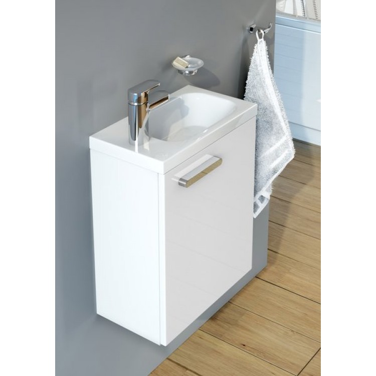 Vannas istabas skapītis izlietnei RAVAK SD Chrome 400, balts