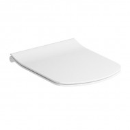 Tualetes poda vāks ar Soft Close Ravak Classic Slim, balts X01673