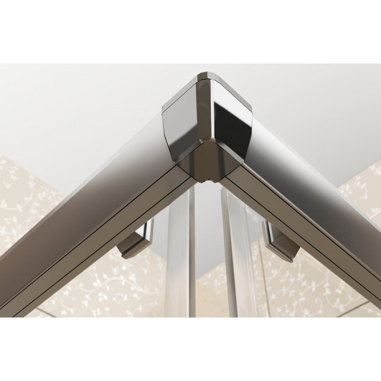 Dušas durvis RAVAK Blix BLDP2 100cm, hroms/caurspīdīgs