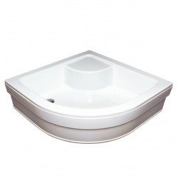 Dušas paliktnis dziļais Ravak Sabina ar paneli 900x900