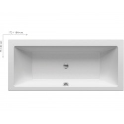 Taisnstūra vanna RAVAK FORMY 01 180x80