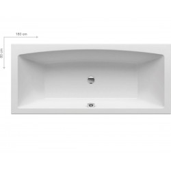 Taisnstūra vanna RAVAK FORMY 02 180x80
