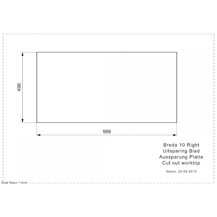 Virtuves izlietne Reginox Breda 10 R 100x51cm, R33630