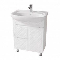 Vannas istabas skapītis ar izlietni Akvarodos RODORS 65 cm, 195772