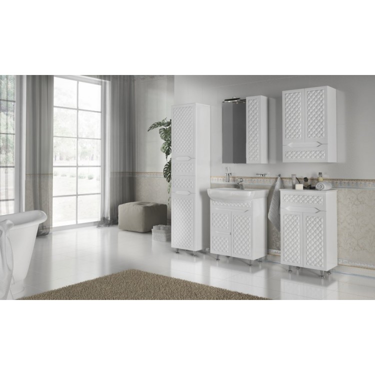 Vannas istabas skapītis ar spoguli Akvarodos RODORSs 65cm