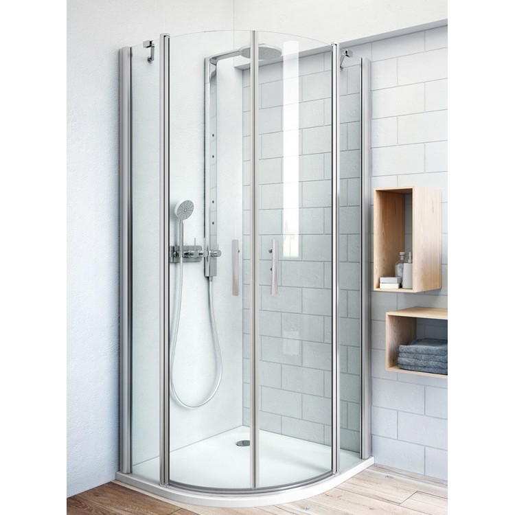 Dušas stūris pusapaļš Roth TR2 Light 900x900