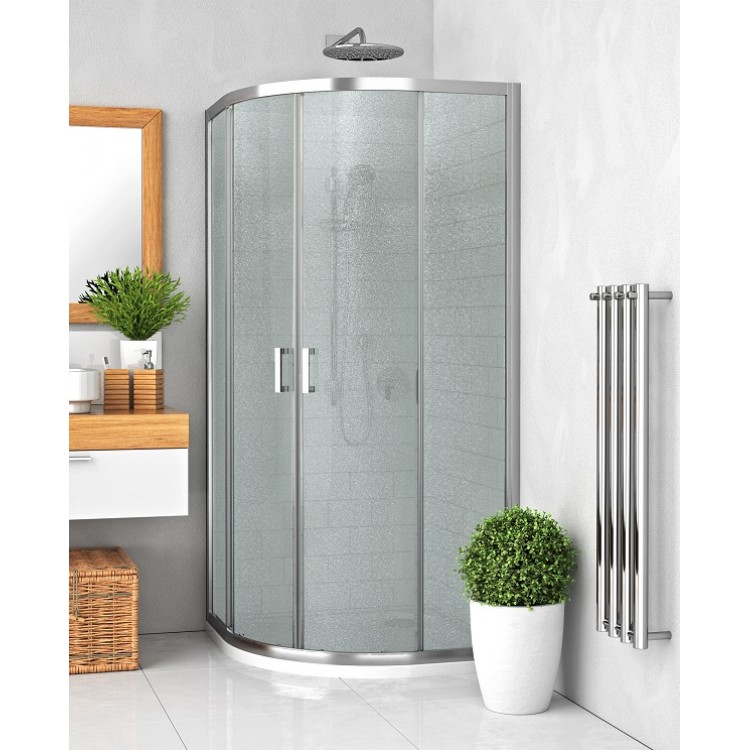 Dušas stūris pusapaļš Roltechnik LLR2 900x900 mm, spīdīgs