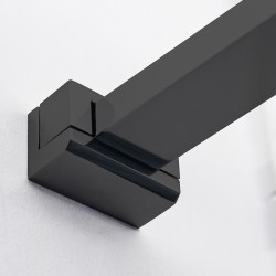 Dušas siena Roth ECWALK 90x200 cm, black