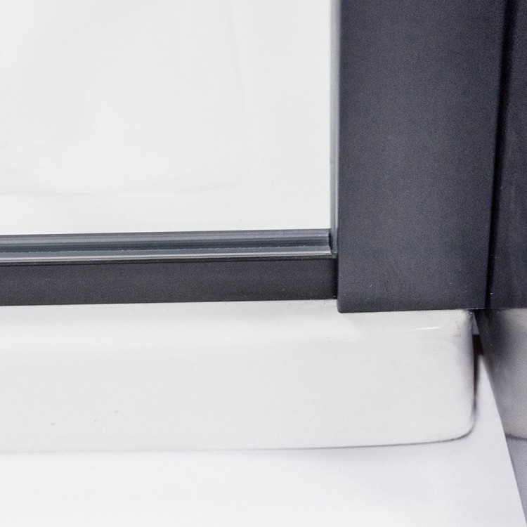 Dušas siena Roth ECWALK 90x200 cm, black