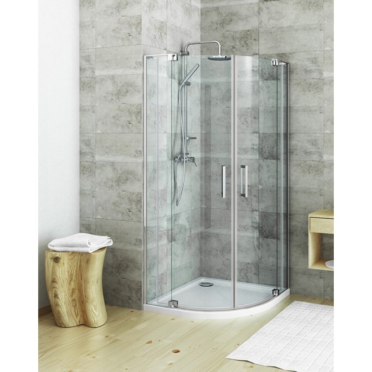 Dušas stūris pusapaļš Roth GR2N 100-110x100-110cm