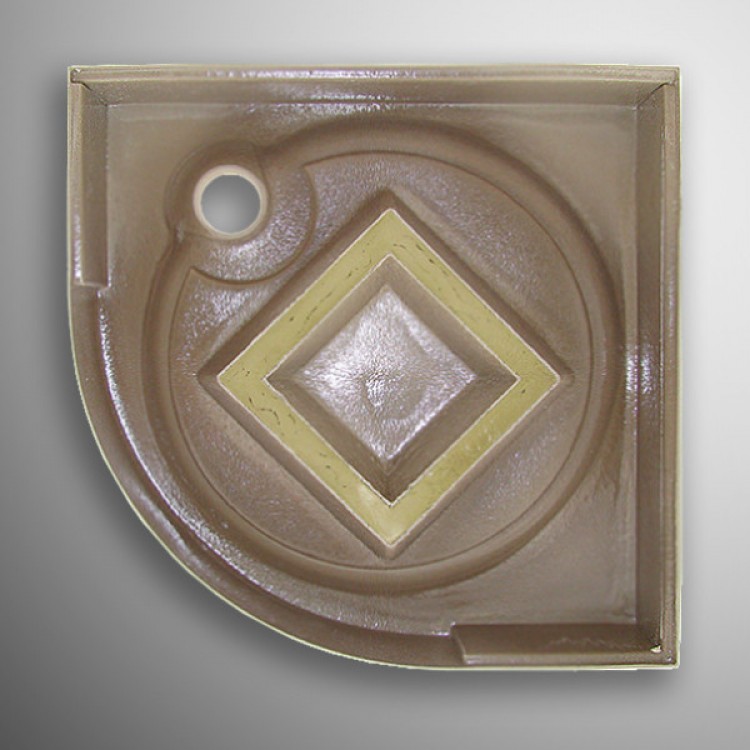 Dušas paliktnis kvadrātveida Roltechnik ALOHA-P 900x900, balts