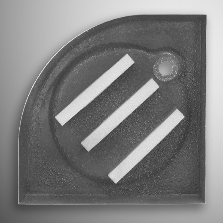 Dušas paliktnis pusapaļš Roltechnik DREAM-P 800x800