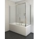 Bīdāmās vannas durvis Roth LLV2/1200+LLVB/800