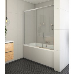 Bīdāmās vannas durvis Roth LLV2 120cm