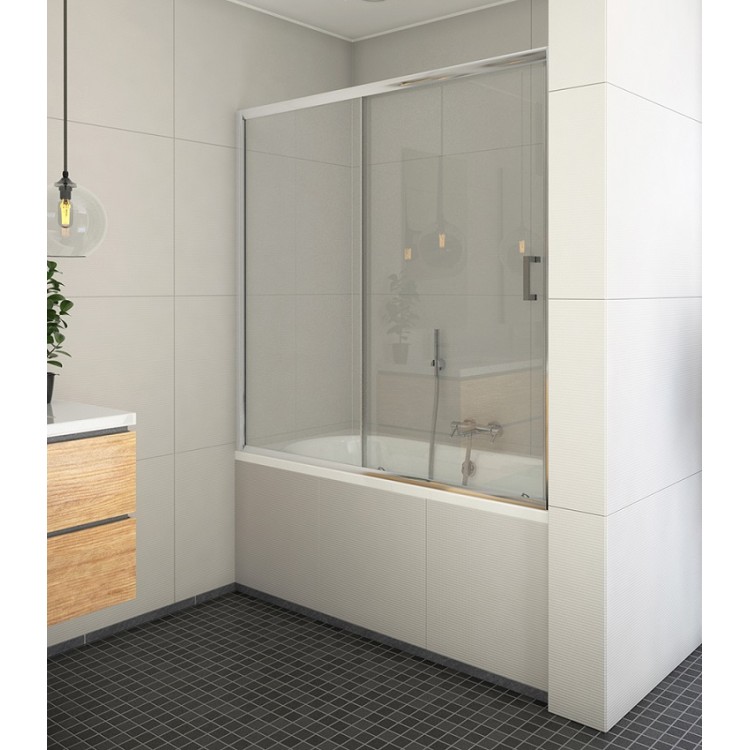 Bīdāmās vannas durvis Roth LLV2 120cm